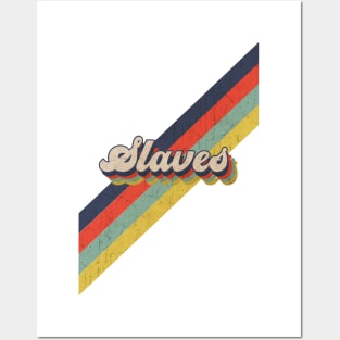 retro vintage color Slaves Posters and Art